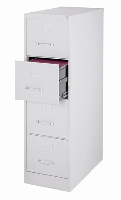 Workpro File 4 Drawer Letter Size Gray Office Depot