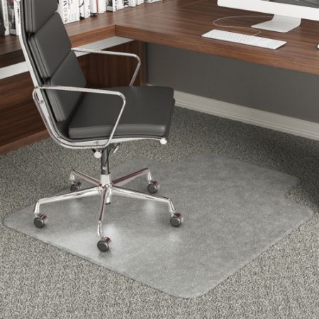 Deflecto Execumat Heavy Duty Vinyl Chairmat For High Pile Carpets