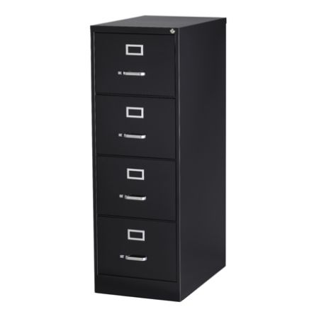 Workpro File 4 Drawer Legal Size Black Office Depot