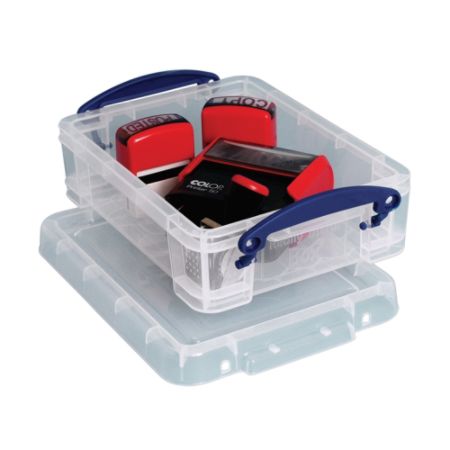 box storage useful really plastic liters clear officedepot visit officelle