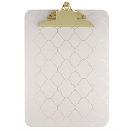 Office Depot Brand Decorative Clipboard 12 12 H X 9 W X 14 D White