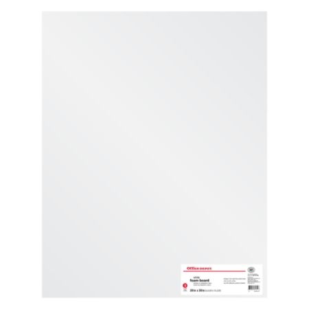 Office Depot Brand Foam Boards 20 X 30 White Pack Of 3 Office Depot