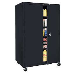 Sandusky Lee Storage Cabinet,78"x36"x24",Black,2Shlv  TA4R362472-09