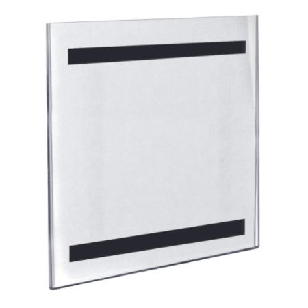 Azar Displays Magnetic Sign Holders 7 x 5 Clear Pack Of 10 Holders