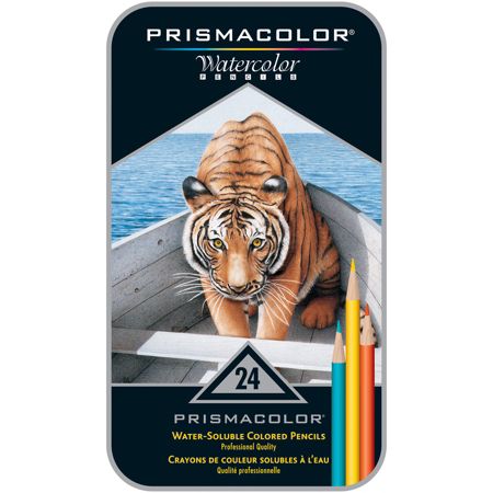 prismacolor pencils watercolor premier pencil pack tin pc prisma sanford 12pk pkg colored wet items solubility
