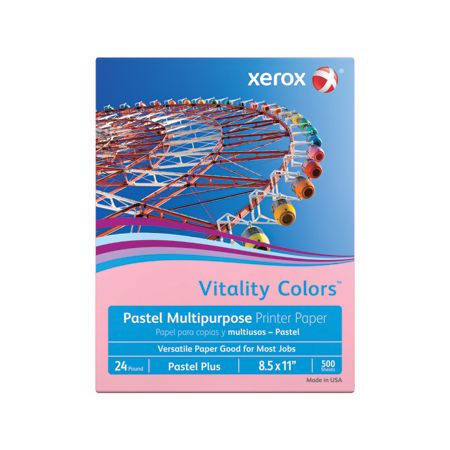 Xerox Vitality Colors Pastel Plus Multipurpose Printer Paper Letter ...