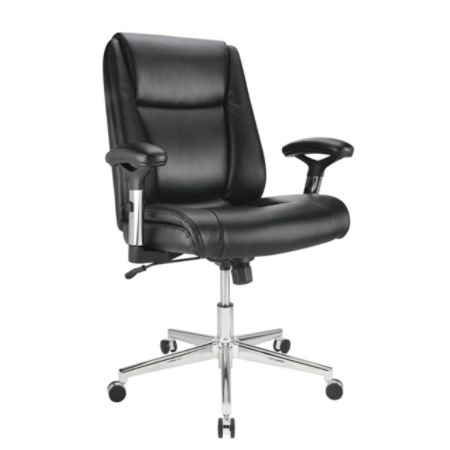 Realspace Densey High Back Chair Black - Office Depot