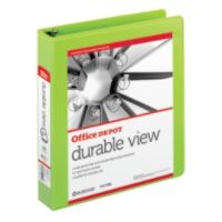 Yubbler - Office Depot Heavy-Duty View 3-Ring Binder, 2in D-Rings