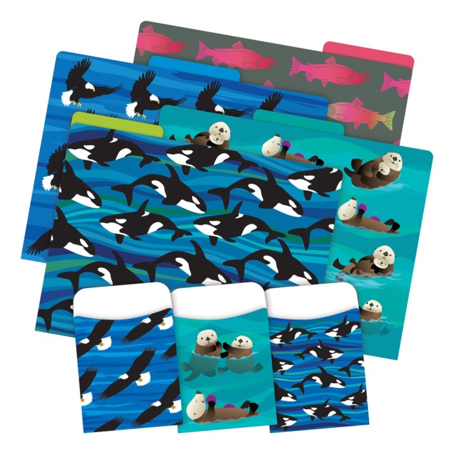 Barker Creek Folder / Pocket File Folders - Sea & Sky