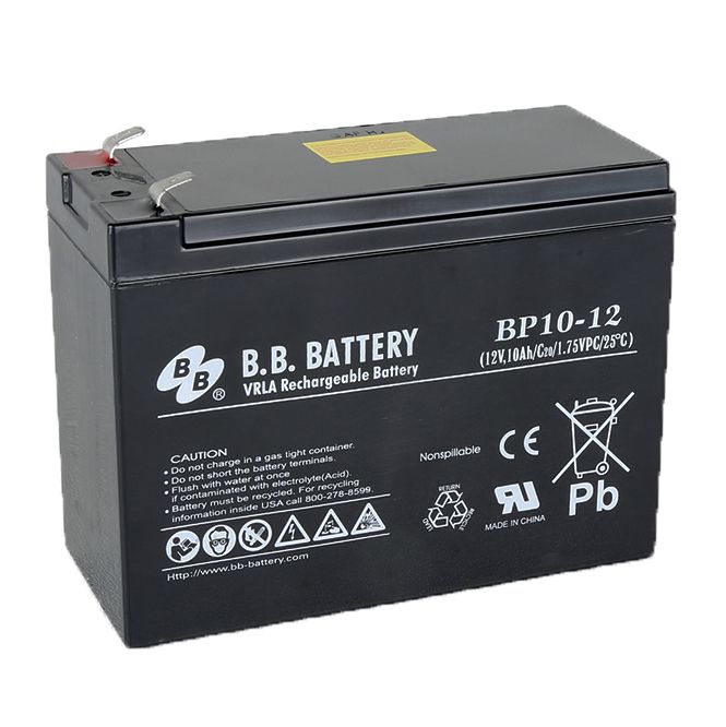 B And B BP Series Battery BP10 12 B SLA1210 - Office Depot