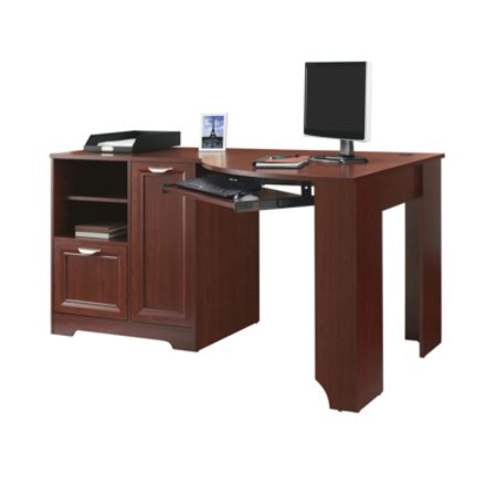 Realspace Magellan Corner Desk Cherry Office Depot