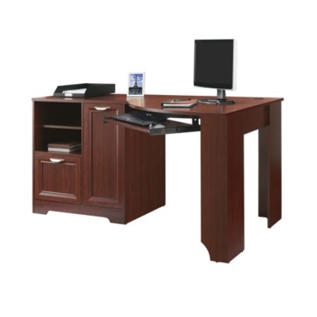 Realspace Magellan Corner Desk Cherry - Office Depot
