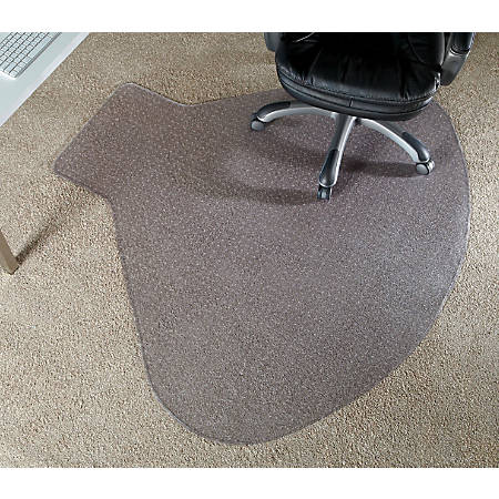 Realspace Chair Mat For L Shaped Clear Office Depot