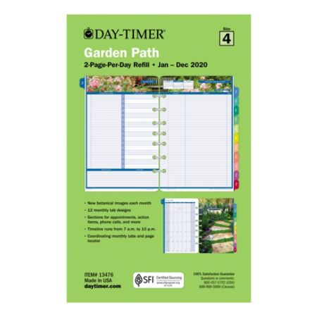 day timer garden path planner refill