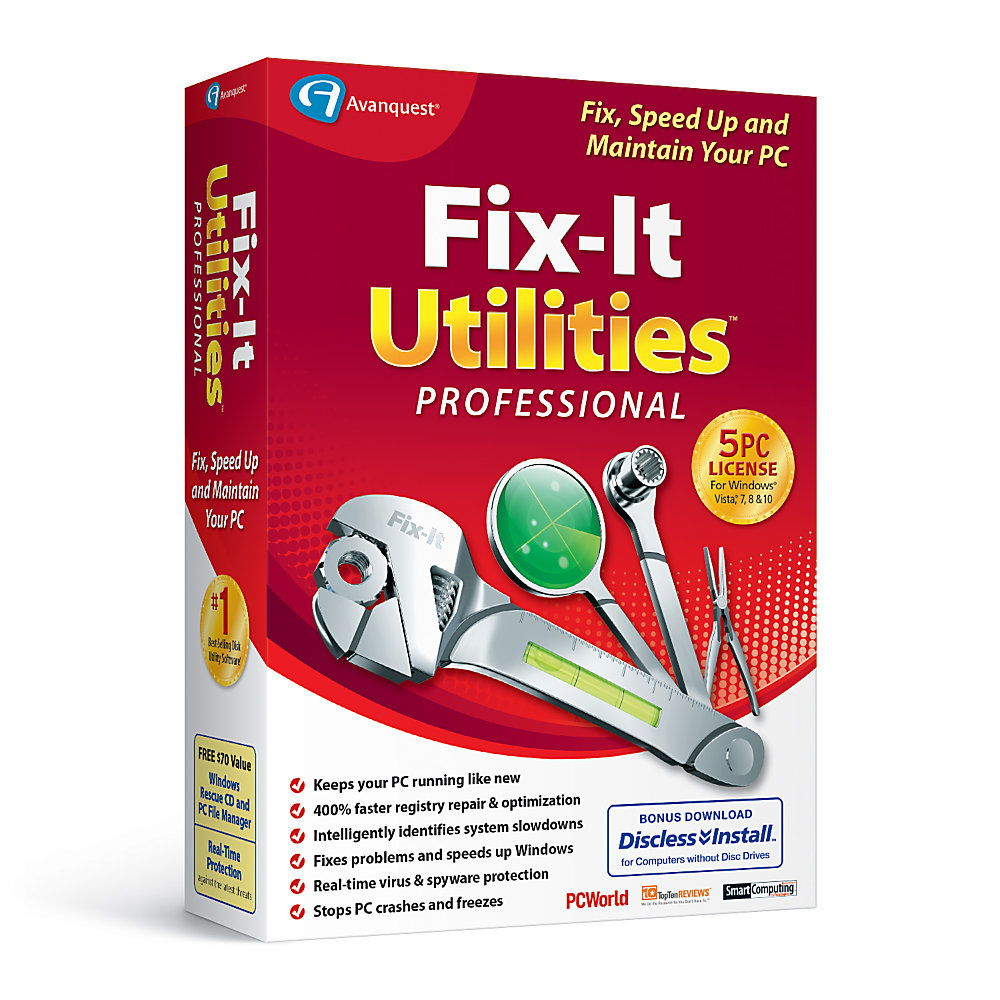 Fix-It Utilities� Professional, Traditional Disc