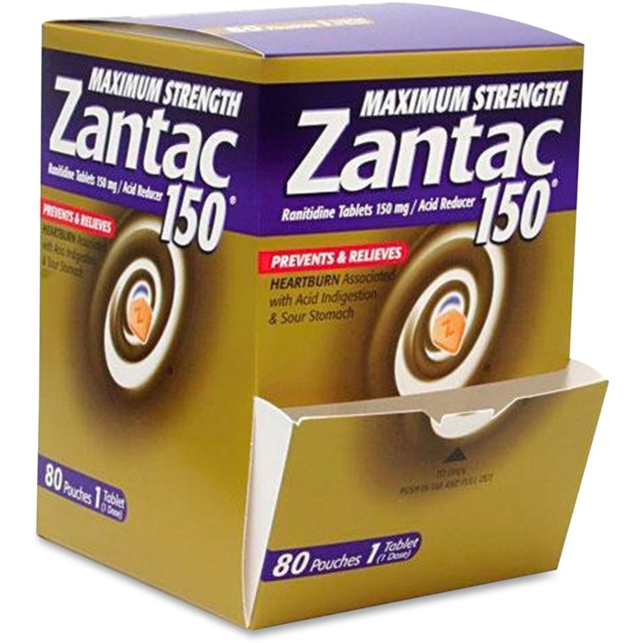 UPC 681421031127 product image for Zantac� Maximum Strength Acid Reducer, 1 Per Pack, Box Of 80 Packs | upcitemdb.com