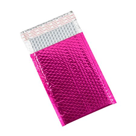 mailers bubble glamour pink partners brand pack case 72ct metallic officedepot