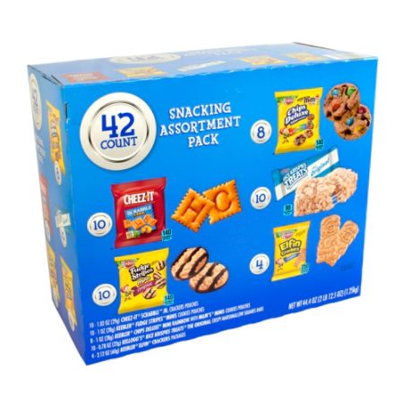 Keebler Cookie And Cracker Variety Pack Pack Of 42 Pouches - Office Depot