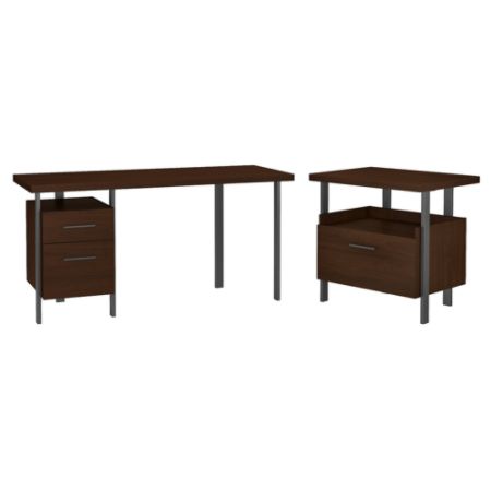 Bush Furniture Architect 60 W Writing Desk With Lateral File