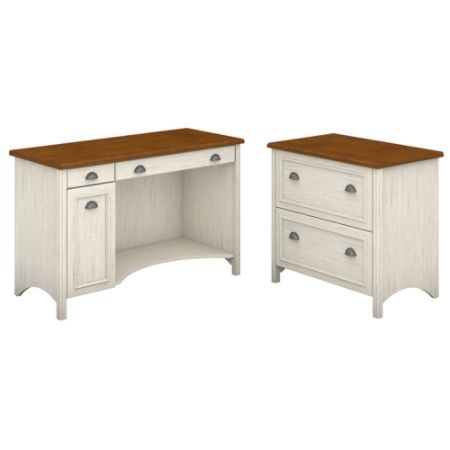 Bush Furniture Stanford Computer Desk With 2 Drawer Lateral File