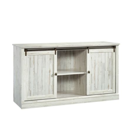Sauder Barrister Lane Sliding Door Entertainment Credenza For 60