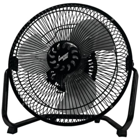 velocity comfort zone fan carrying tilt diameter quiet adjustable handle mm speed metal head officedepot