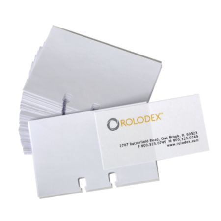card business sleeves rolodex pack transparent officedepot