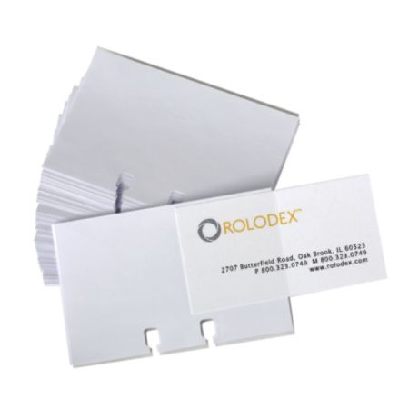 Rolodex Transparent Business Card Sleeves Pack Of 40 ...