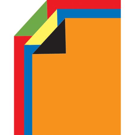 2 Cool Colors Poster Boards Variety Pack 14 x 22 BlackOrange BlueYellow