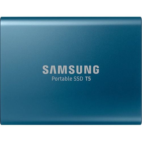 Samsung T5 500GB Portable External Solid State Drive, Blue