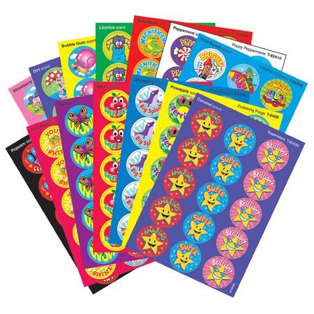 Trend Stinky Stickers Kids Choice Variety Pack Of 480 by Office Depot ...