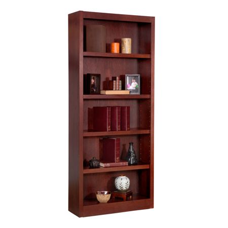 concepts shelves bookcase wood cherry print officedepot