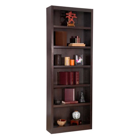 Concepts In Wood Bookcase 6 Shelves Espresso by Office 