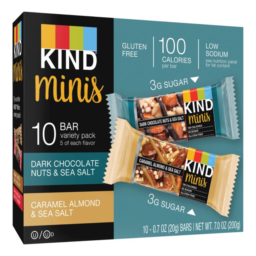 UPC 602652257254 product image for KIND Minis Snack Bar Variety Pack - Gluten-free, Individually Wrapped, Trans Fat | upcitemdb.com