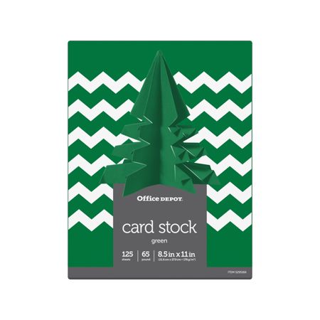 depot office bright card brand paper lb sheets letter pack