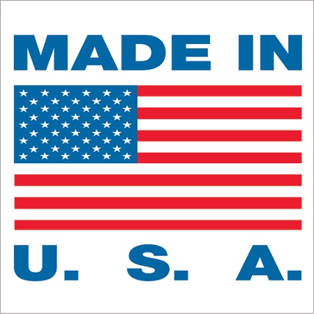 500 Per Roll Tape Logic USA301 Labels,Made in U.S.A. Red//White//Blue 1 Circle