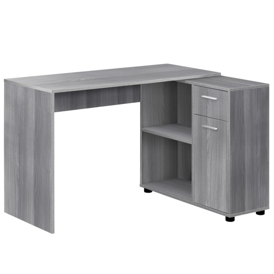 Monarch Specialties Corner Computer Desk With Storage Cabinet