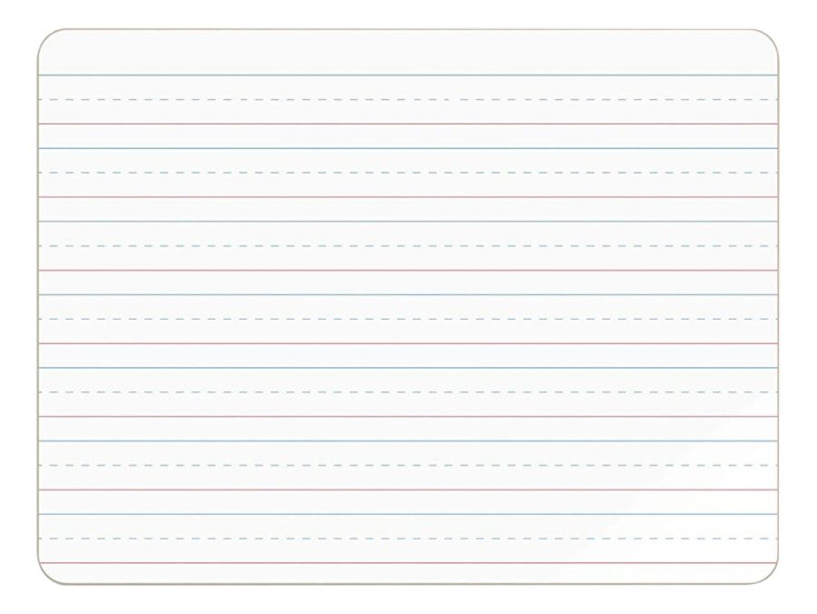 U Brands 10pk 12"x9" Double Sided Dry Erase Lap Boards