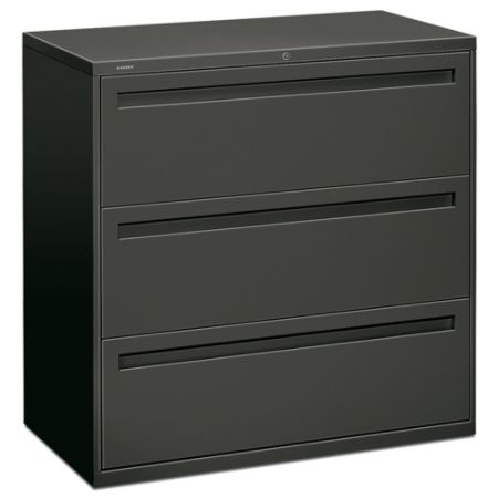 Hon Brigade 700 Series Lateral File 3 Drawers 42 W Charcoal