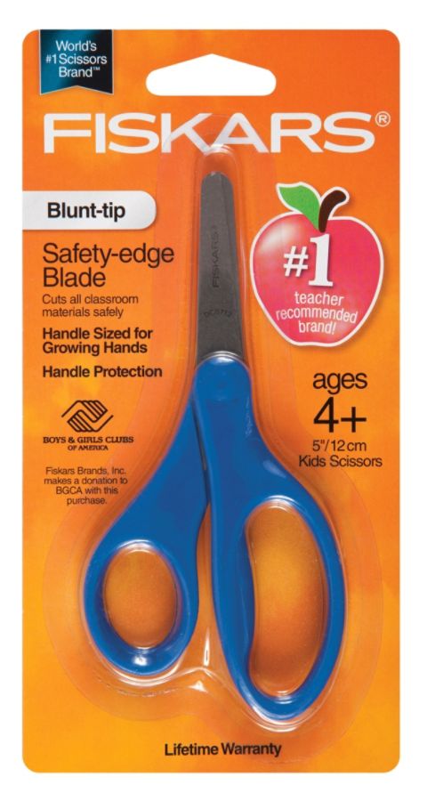 Fiskars 5 Blunt tip Kids Scissors 5 Overall LengthSafety Edge