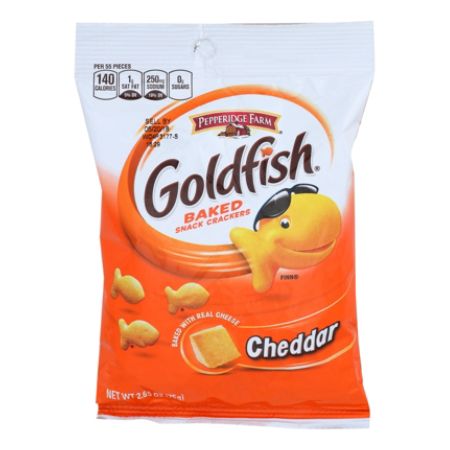 Pepperidge Farms Cheddar Goldfish 2.65 Oz Bag - Office Depot