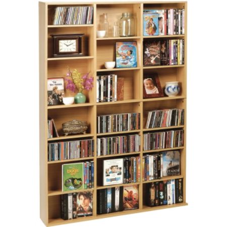 Atlantic Oskar 756 Media Cabinet Maple Finish by Office Depot & OfficeMax