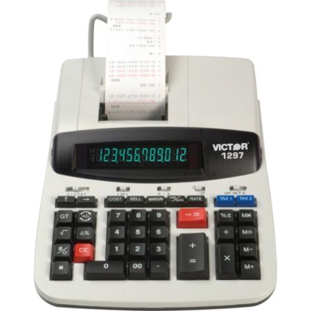 Victor 1297 Commercial Printing Calculator Office Depot