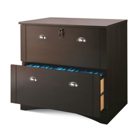 Realspace Dawson Lateral File Cabinet 2 Drawers 29 H x 30 ...