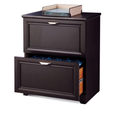 Realspace Magellan 2 Drawer Cabinet Espresso Office Depot