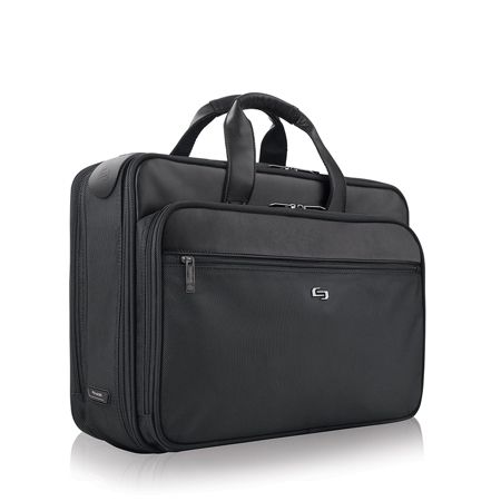 Solo Paramount 16 Smart Strap Briefcase Black by Office Depot & OfficeMax