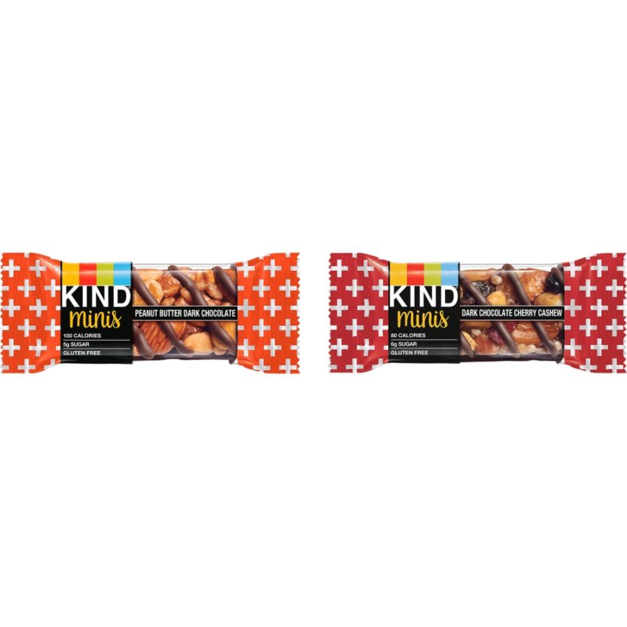 UPC 602652257186 product image for KIND Minis Snack Bar Variety Pack - Gluten-free, Low Sodium, Trans Fat Free, Ind | upcitemdb.com