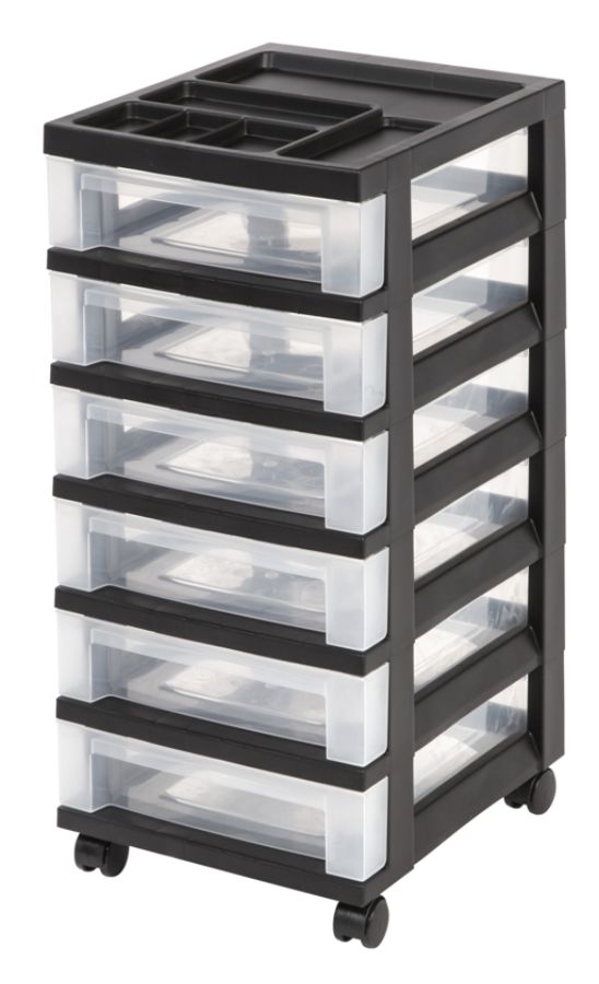 Office Depot Brand Plastic Storage Cart 6 Drawers 26 716 H X 12