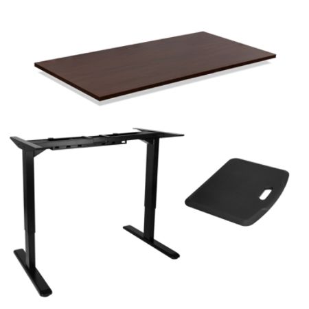 Mount It Mi Stp102 Standing Deskmat Brown Office Depot