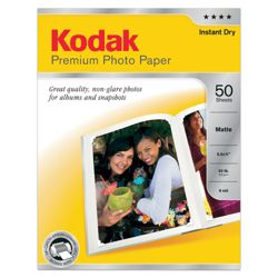 Kodak Premium Photo Paper Matte 8 12 x 11 9 Mil Pack Of 50 Sheets by ...